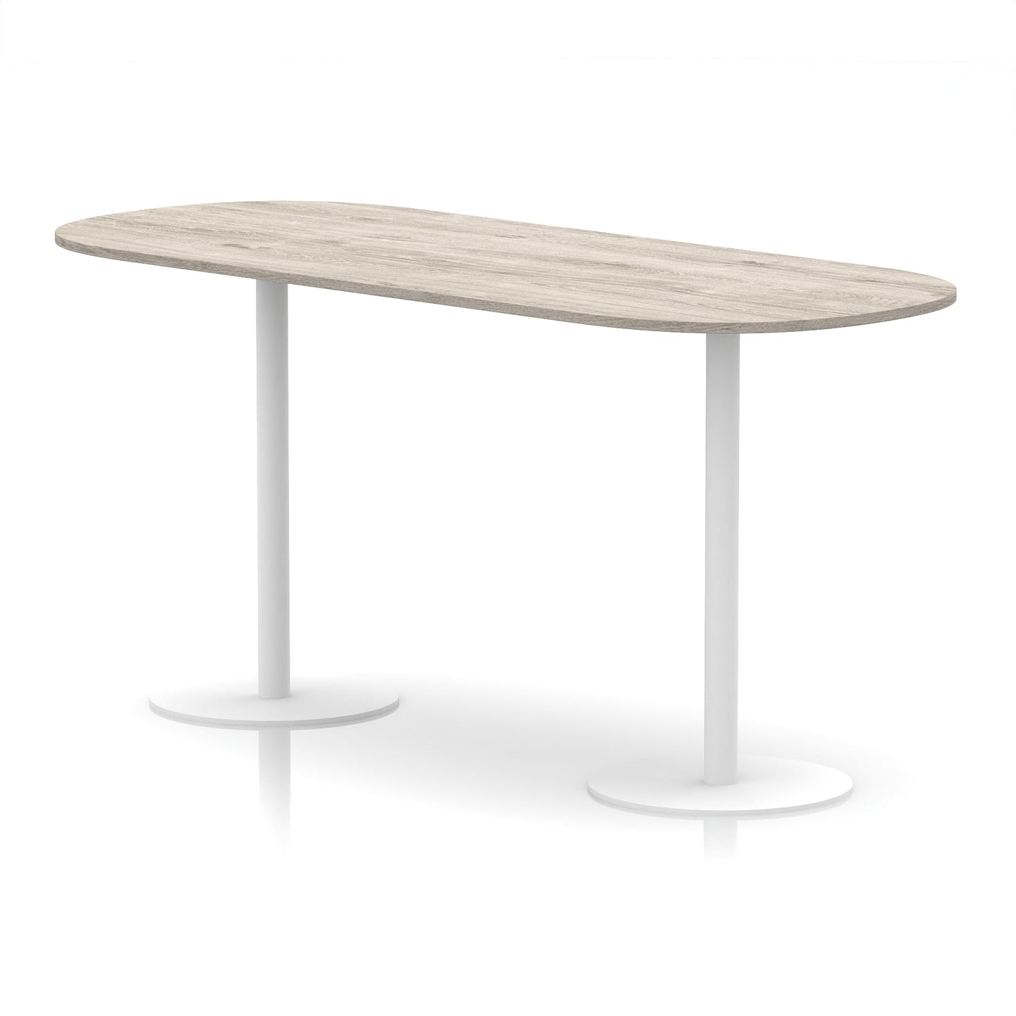 Italia Boardroom Table White Leg