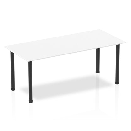 Impulse 1800mm Straight Table With Post Leg