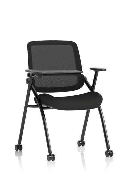 Black Friday - Capra Mesh Back Folding Office Training Chair With Sliding Arms