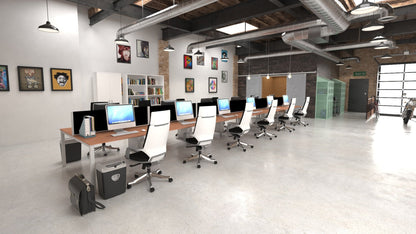 Xenon Medium Back Executive Office Chair with Arms