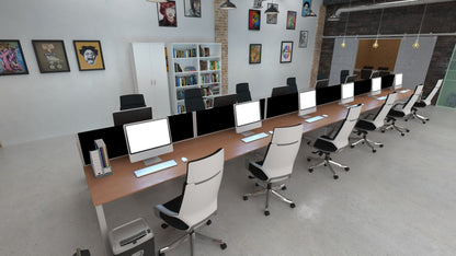 Xenon Medium Back Executive Office Chair with Arms