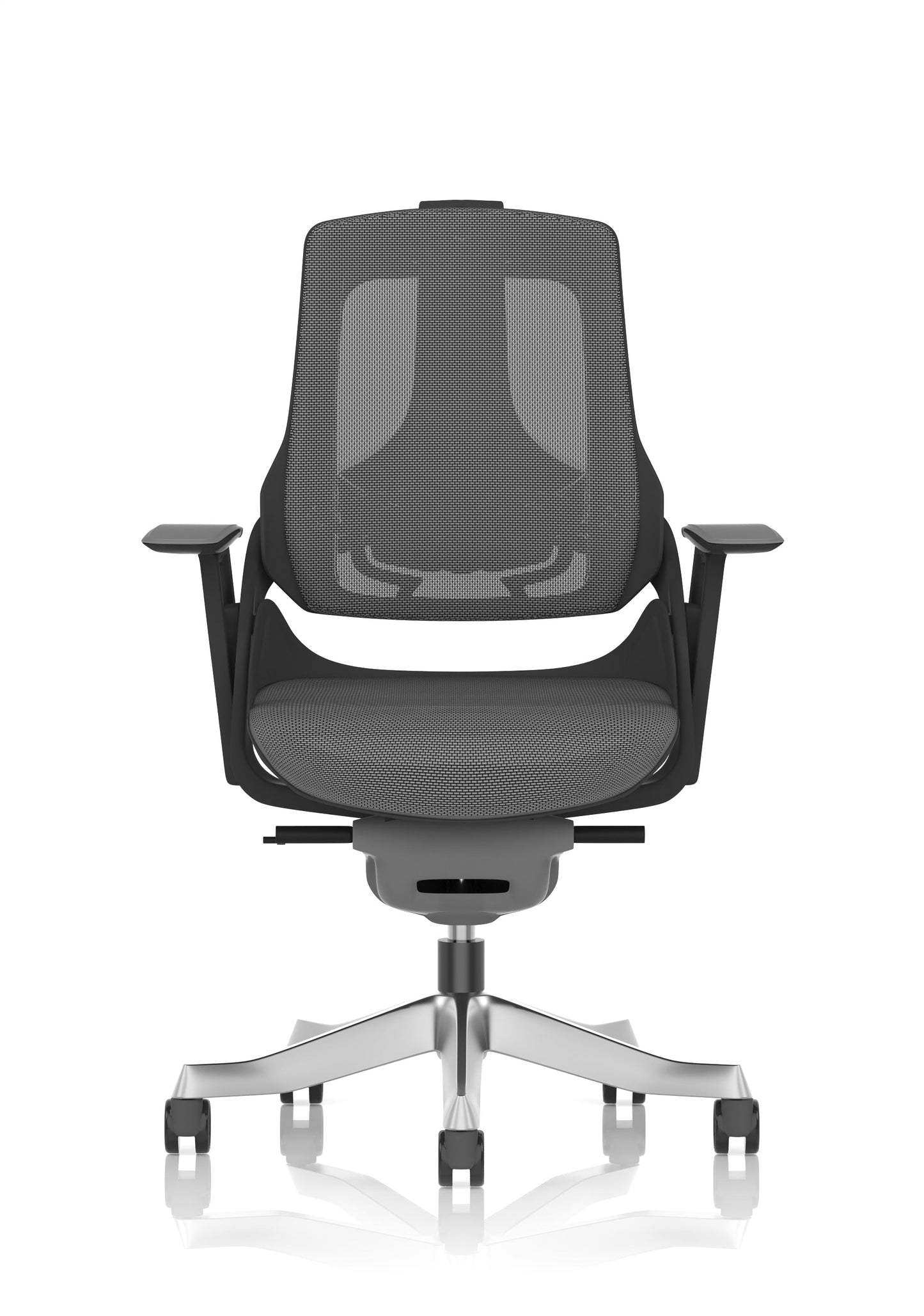 Zure High Back Black Shell Executive Office Chair with Arms