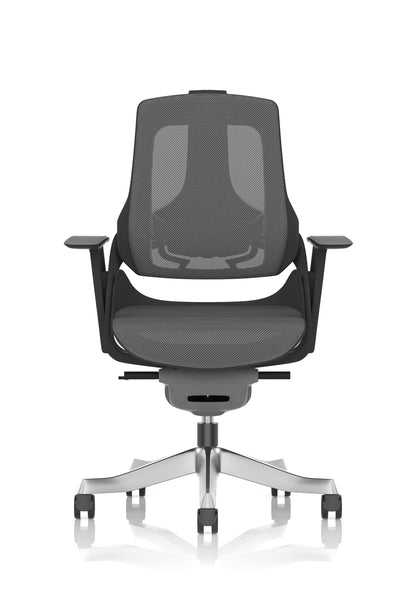 Zure High Back Black Shell Executive Office Chair with Arms