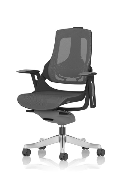 Zure High Back Black Shell Executive Office Chair with Arms