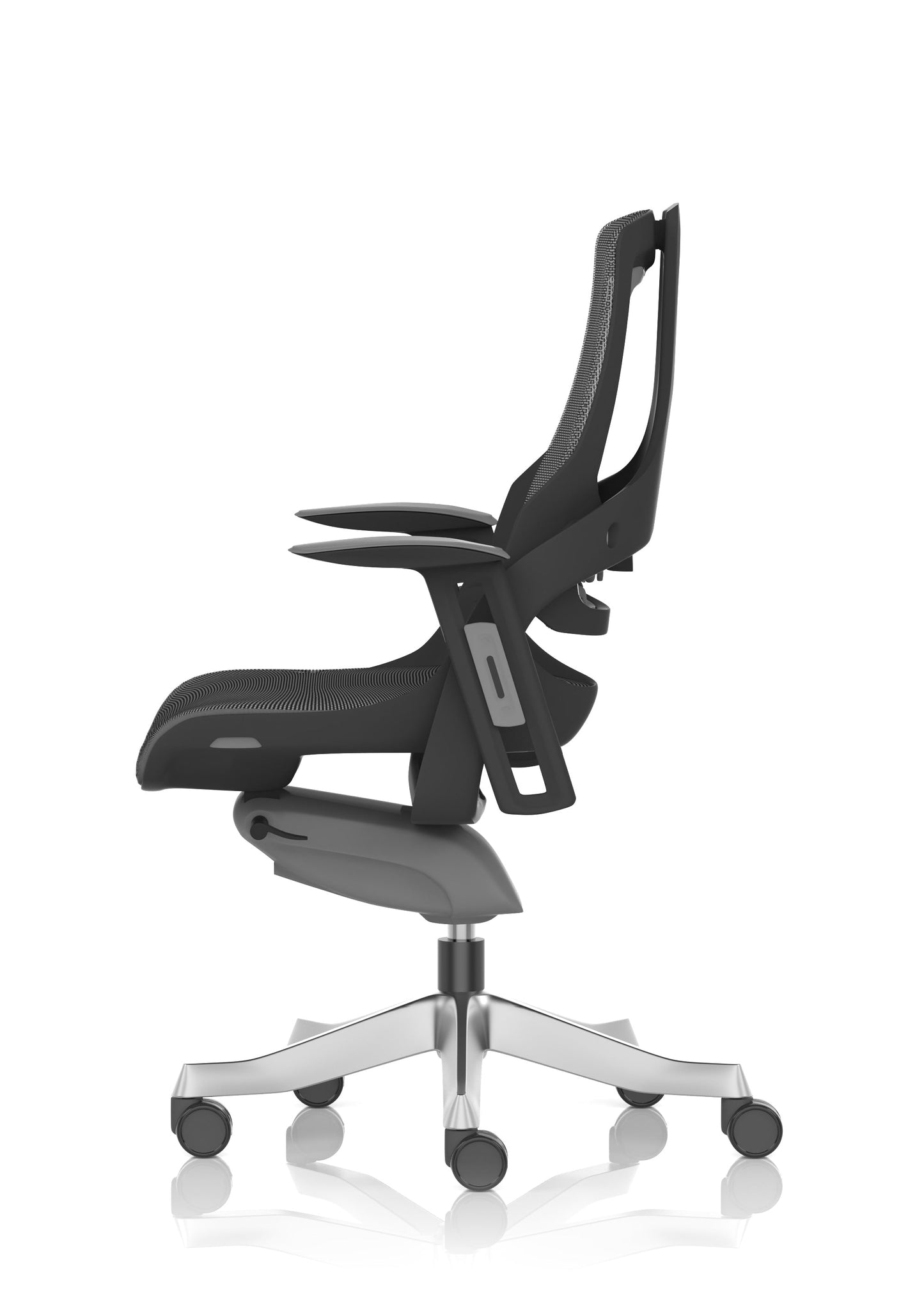 Zure High Back Black Shell Executive Office Chair with Arms