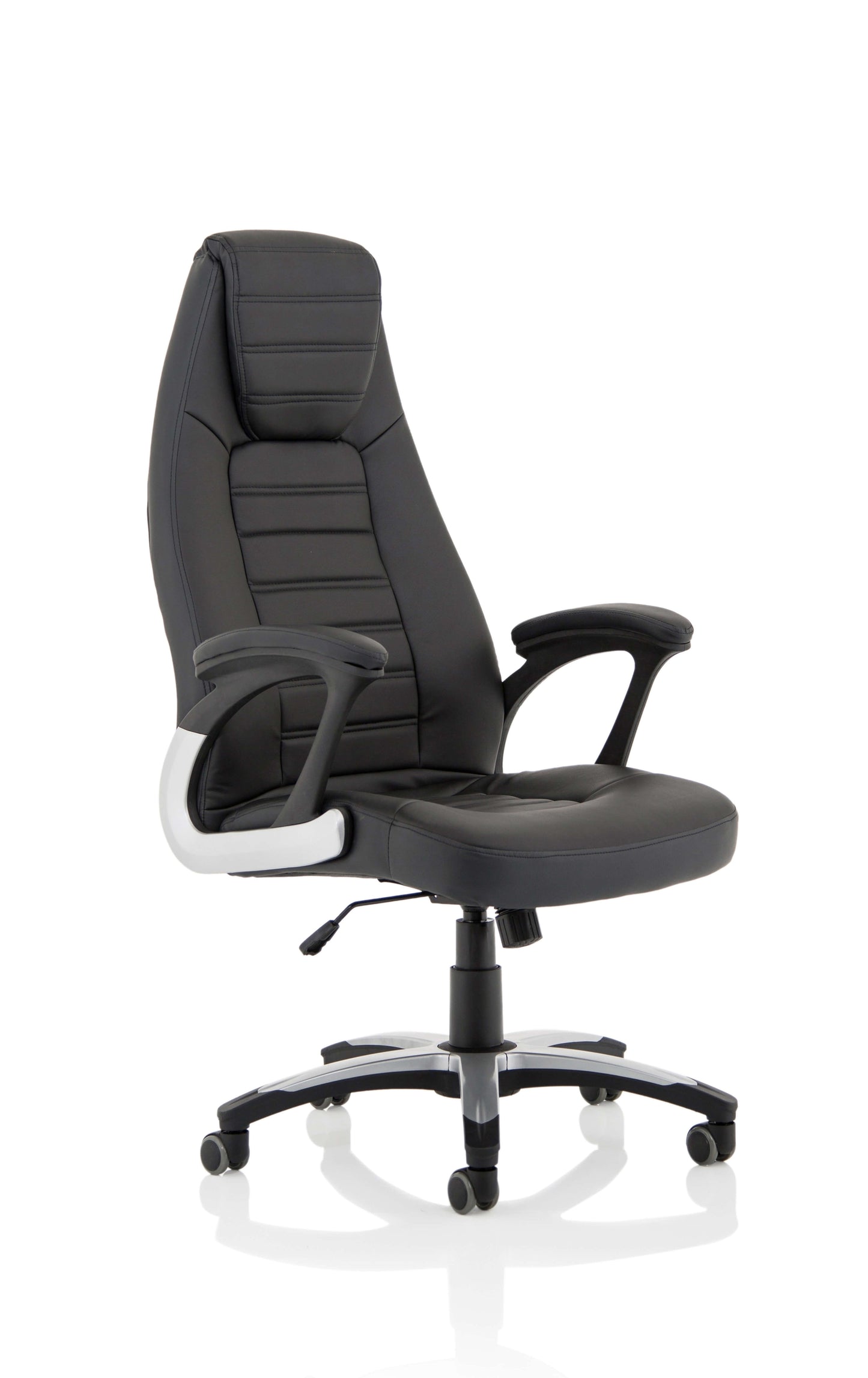 Metropolis High Back Black Leather Executive Office Chair