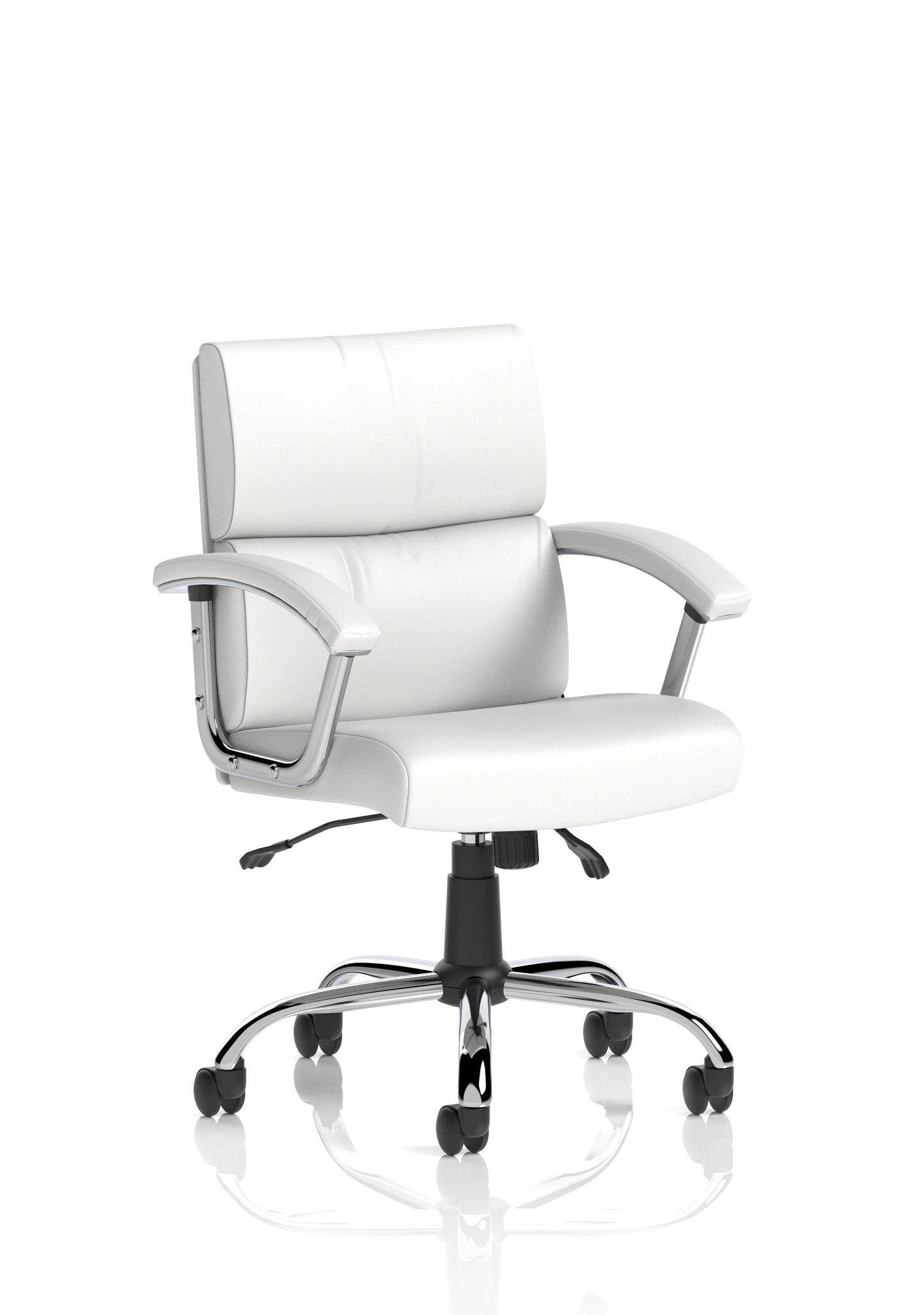 Desire Medium Back Leather Executive Office Chair with Arms