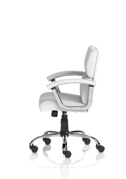 Desire Medium Back Leather Executive Office Chair with Arms