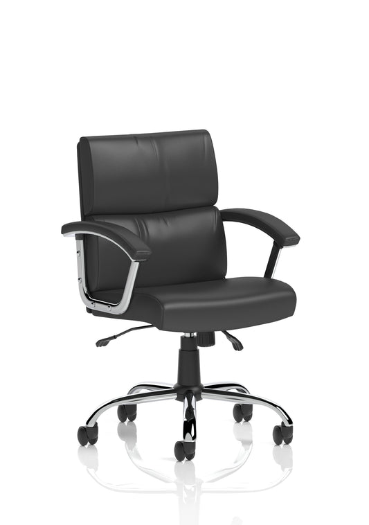 Desire Medium Back Leather Executive Office Chair with Arms