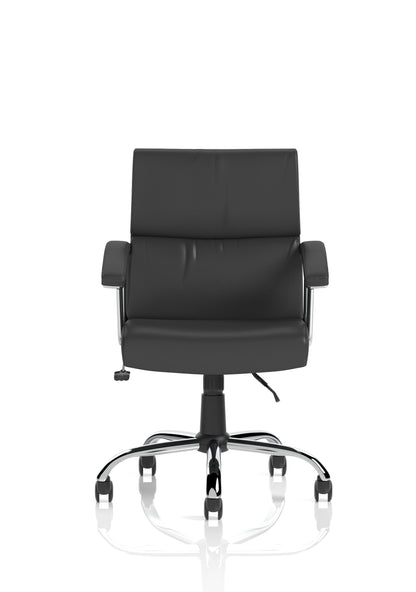 Desire Medium Back Leather Executive Office Chair with Arms