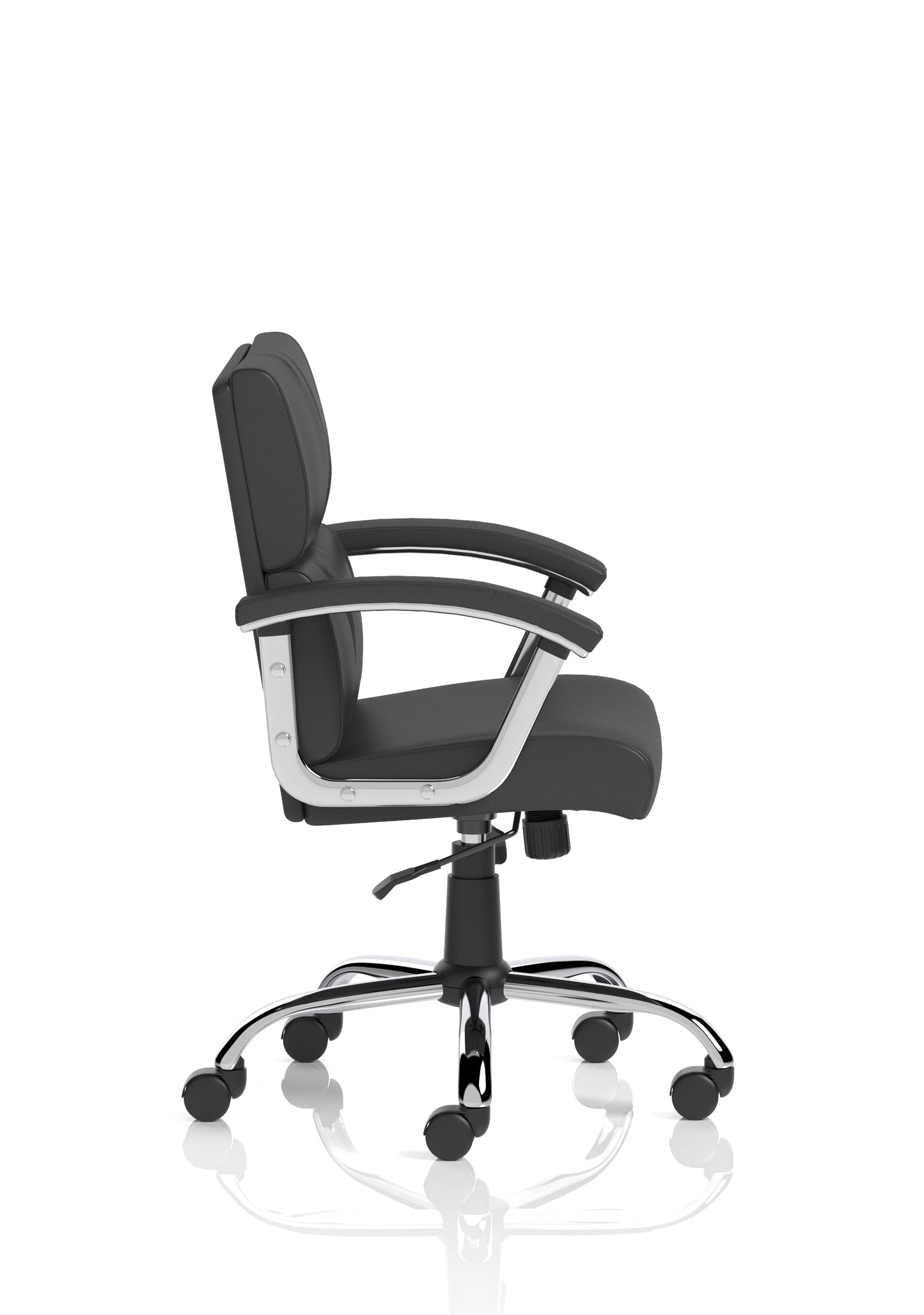 Desire Medium Back Leather Executive Office Chair with Arms