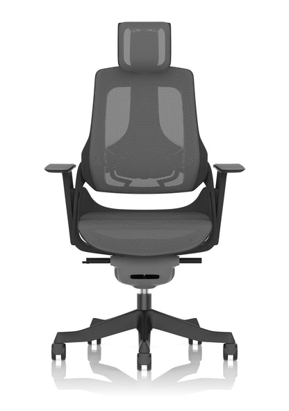 Zure High Back Black Shell Executive Office Chair with Arms