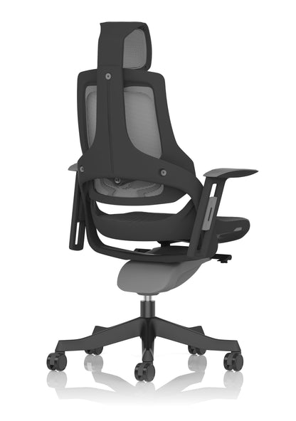 Zure High Back Black Shell Executive Office Chair with Arms