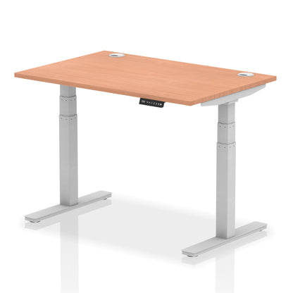 Air Height Adjustable Desk With Cable Ports and Memory Height Settings