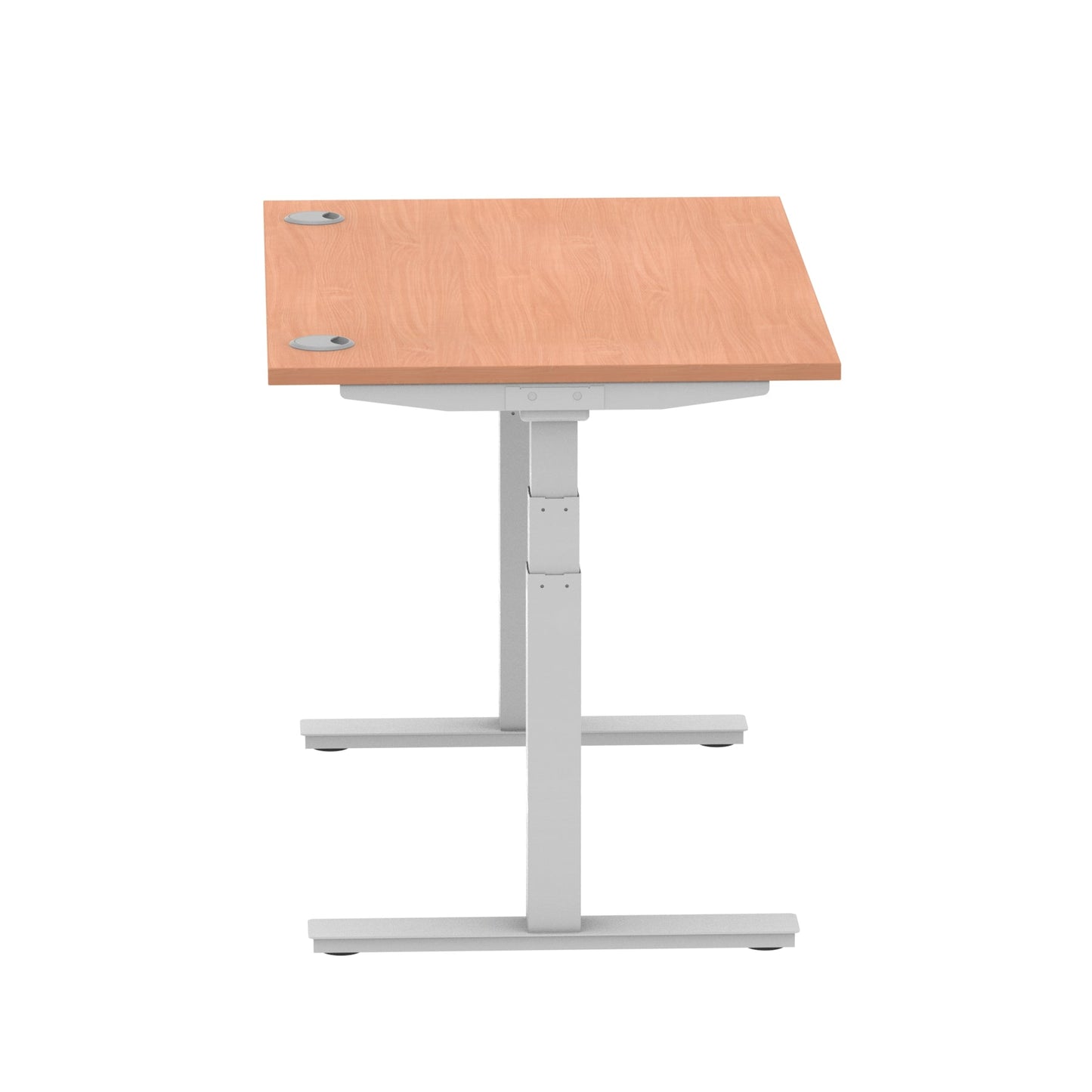 Air Height Adjustable Desk With Cable Ports and Memory Height Settings