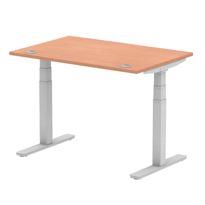 Air Height Adjustable Desk With Cable Ports and Memory Height Settings
