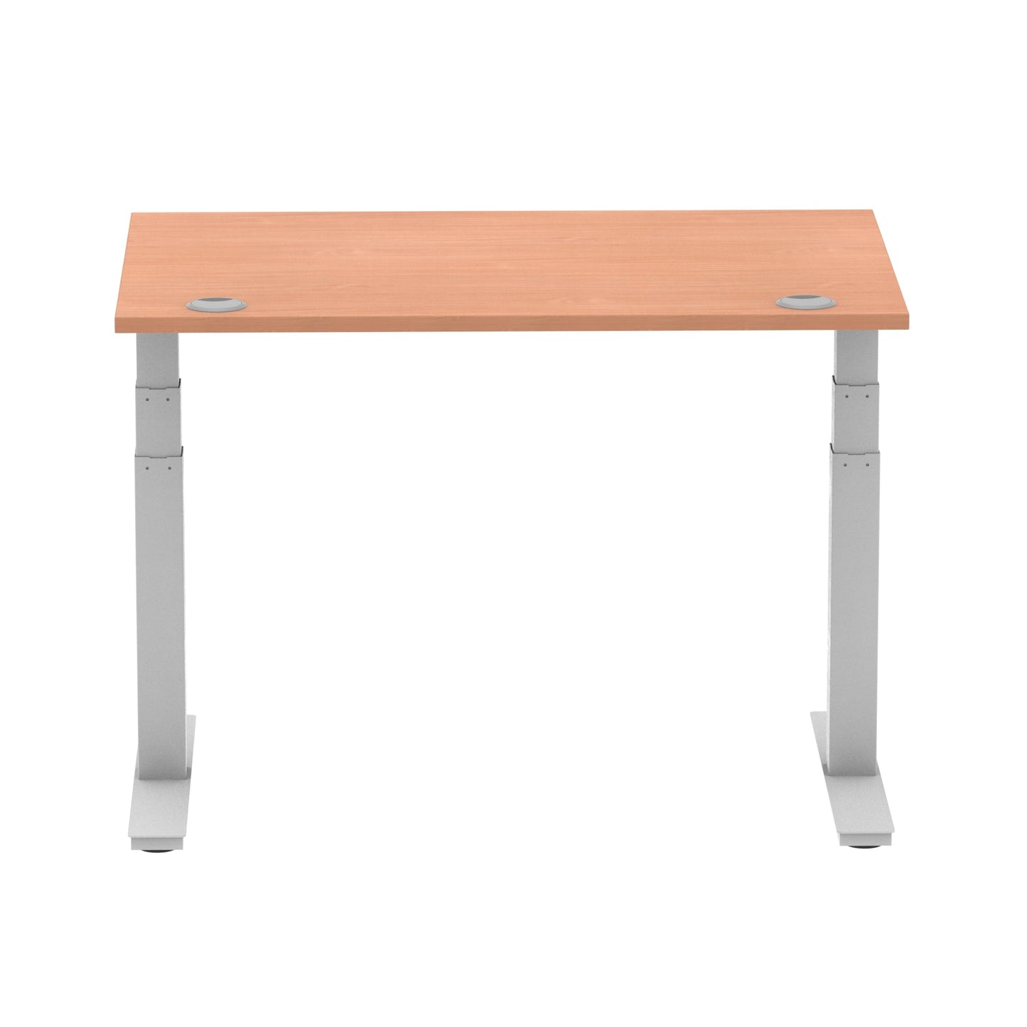 Air Height Adjustable Desk With Cable Ports and Memory Height Settings