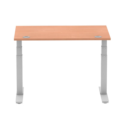 Air Height Adjustable Desk With Cable Ports and Memory Height Settings
