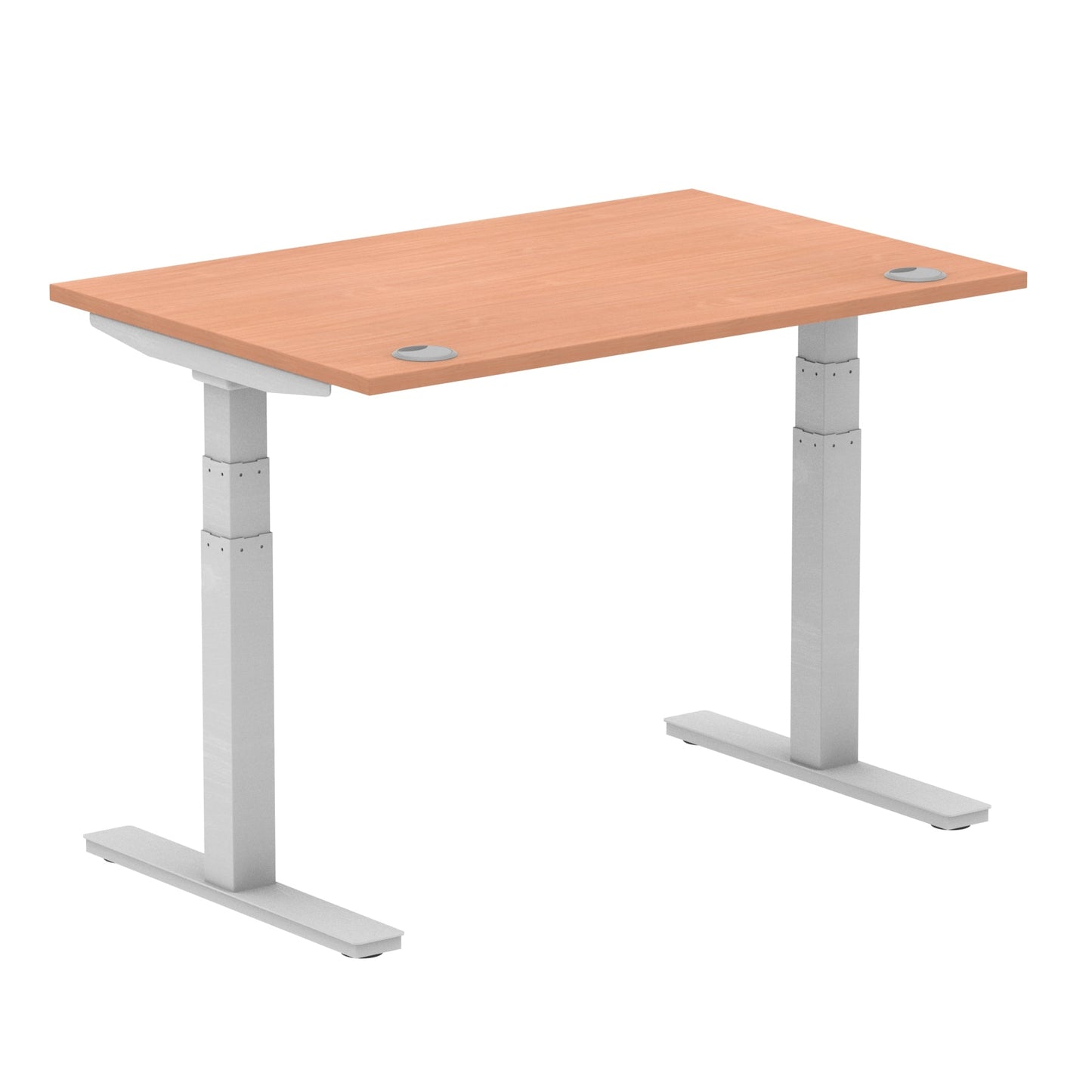 Air Height Adjustable Desk With Cable Ports and Memory Height Settings