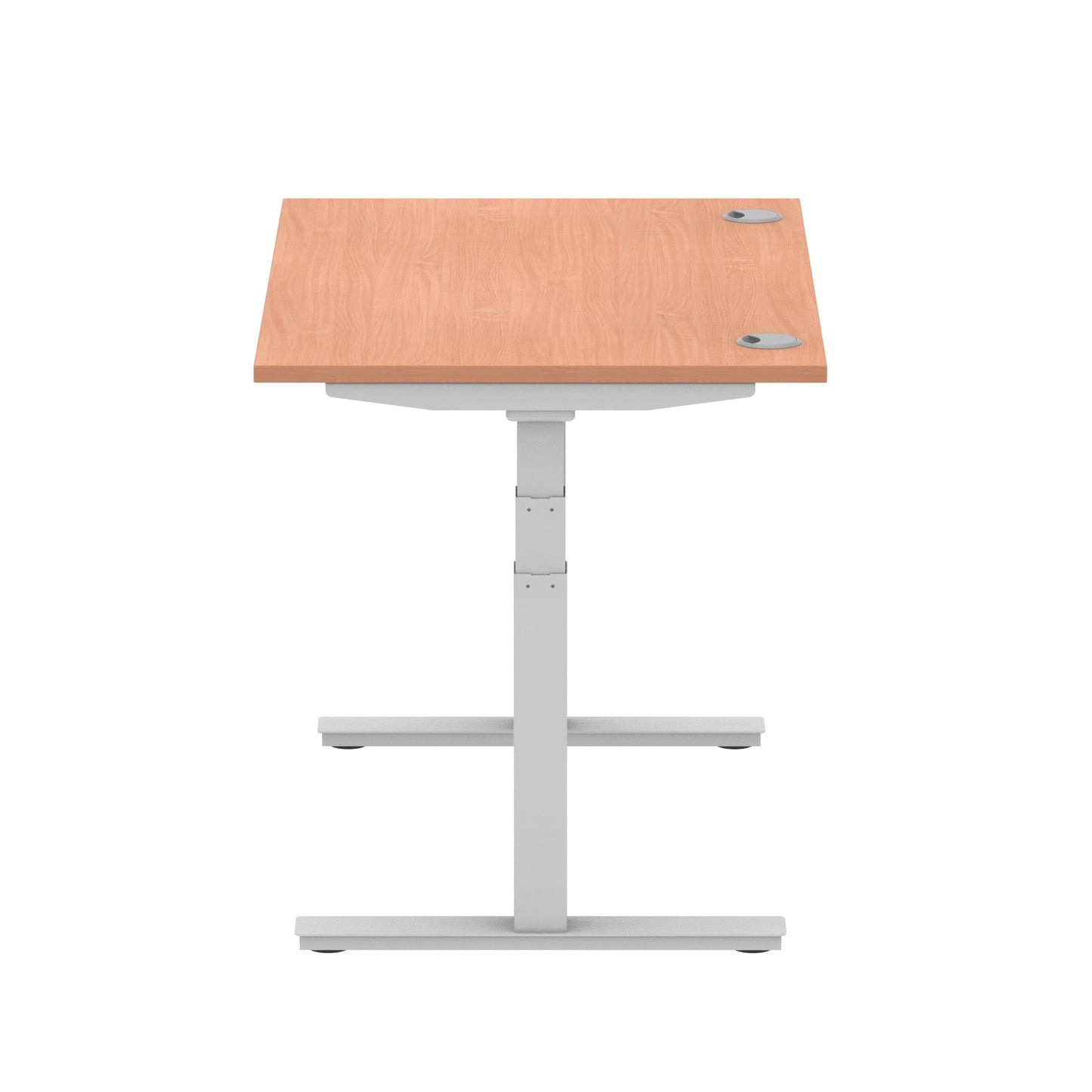 Air Height Adjustable Desk With Cable Ports and Memory Height Settings