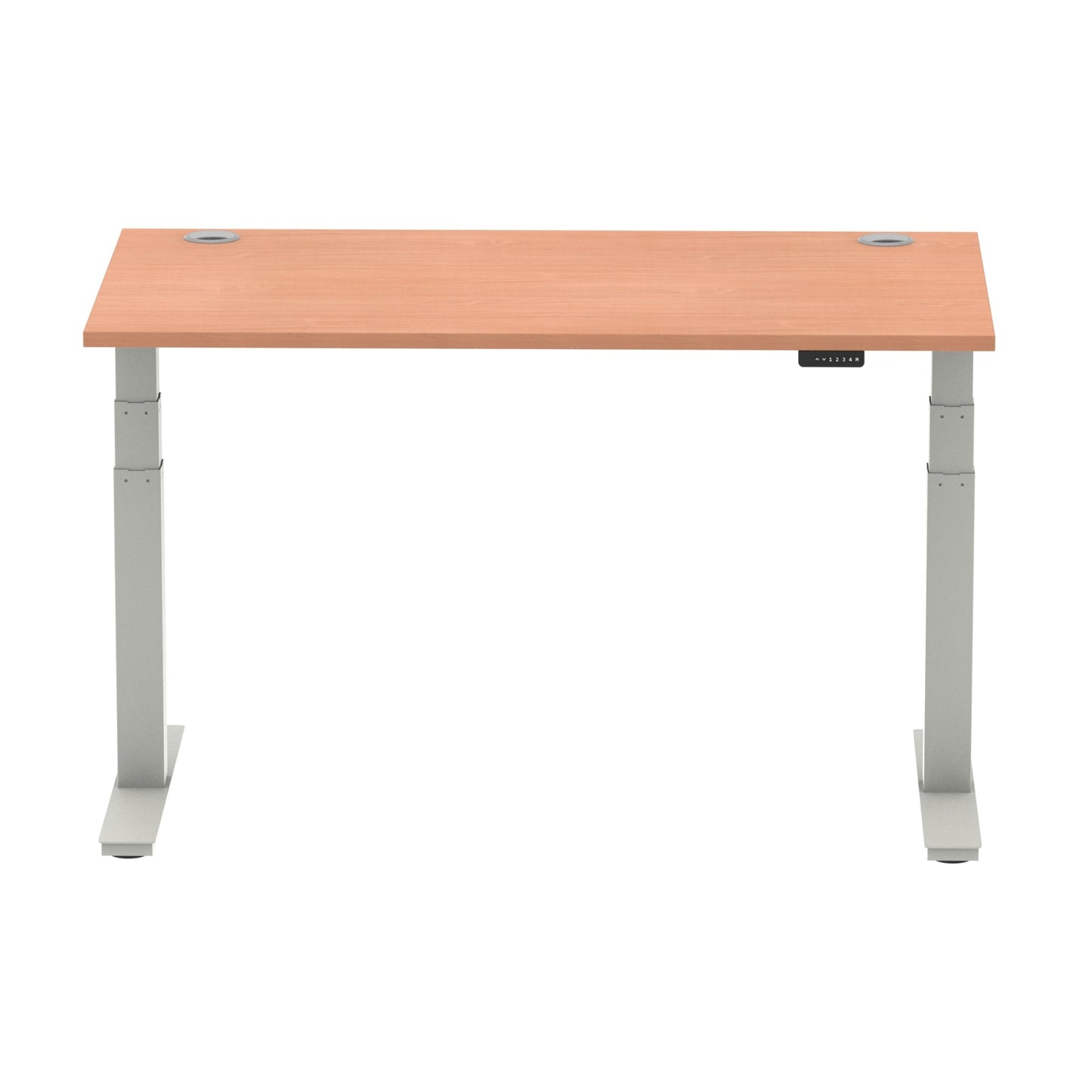 Air Height Adjustable Desk With Cable Ports and Memory Height Settings