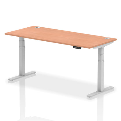 Air Height Adjustable Desk With Cable Ports and Memory Height Settings