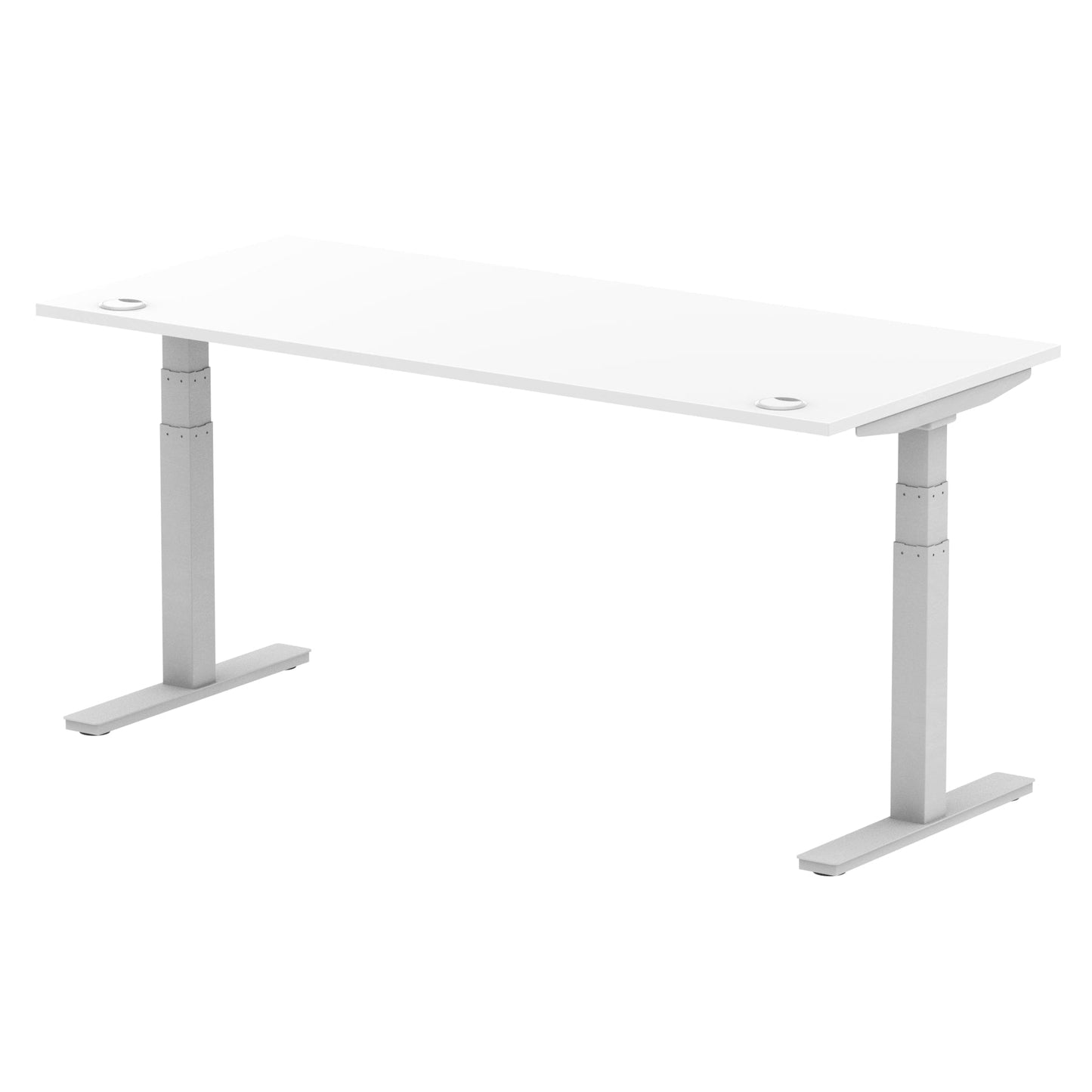 Air Height Adjustable Desk With Cable Ports and Memory Height Settings