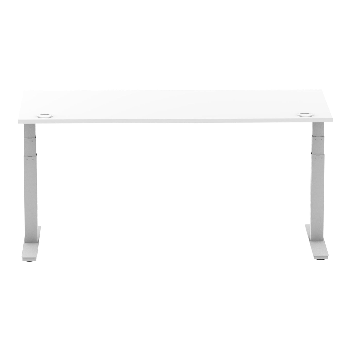 Air Height Adjustable Desk With Cable Ports and Memory Height Settings