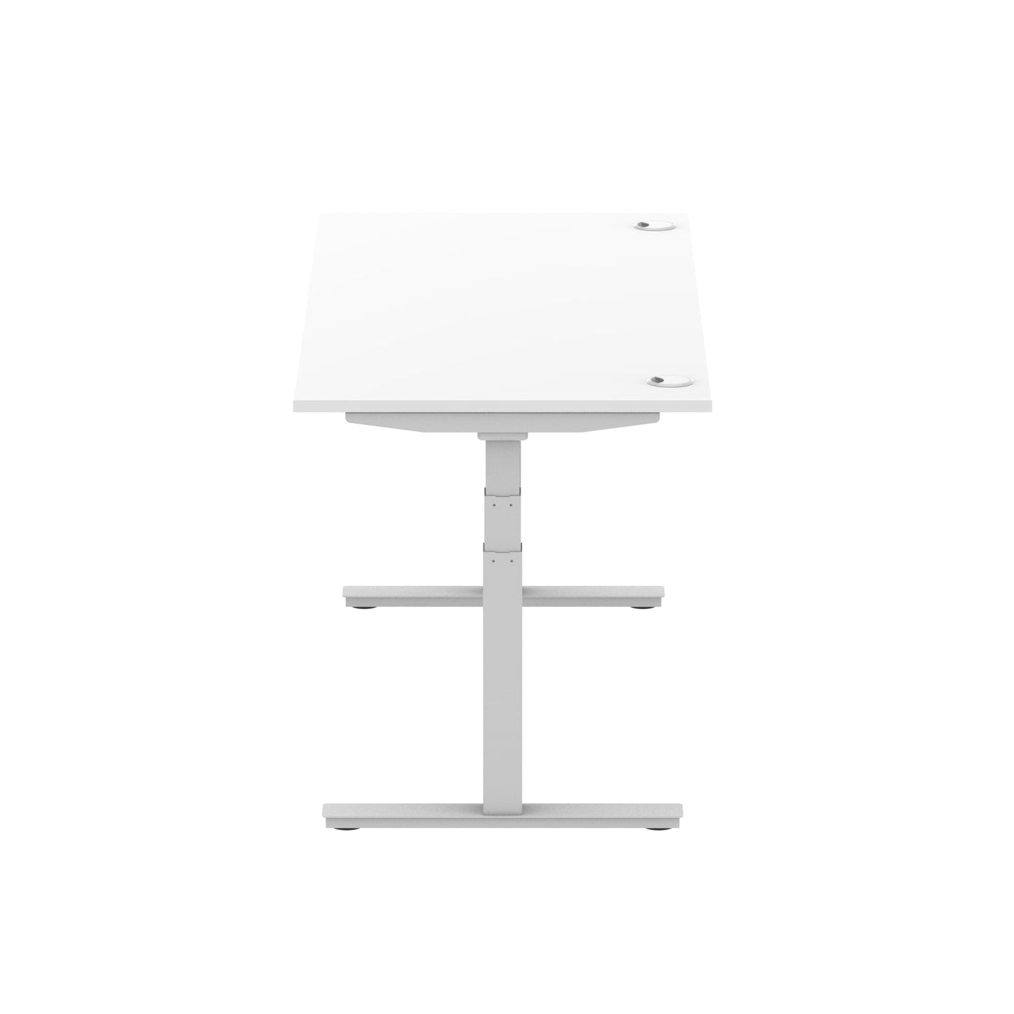 Air Height Adjustable Desk With Cable Ports and Memory Height Settings