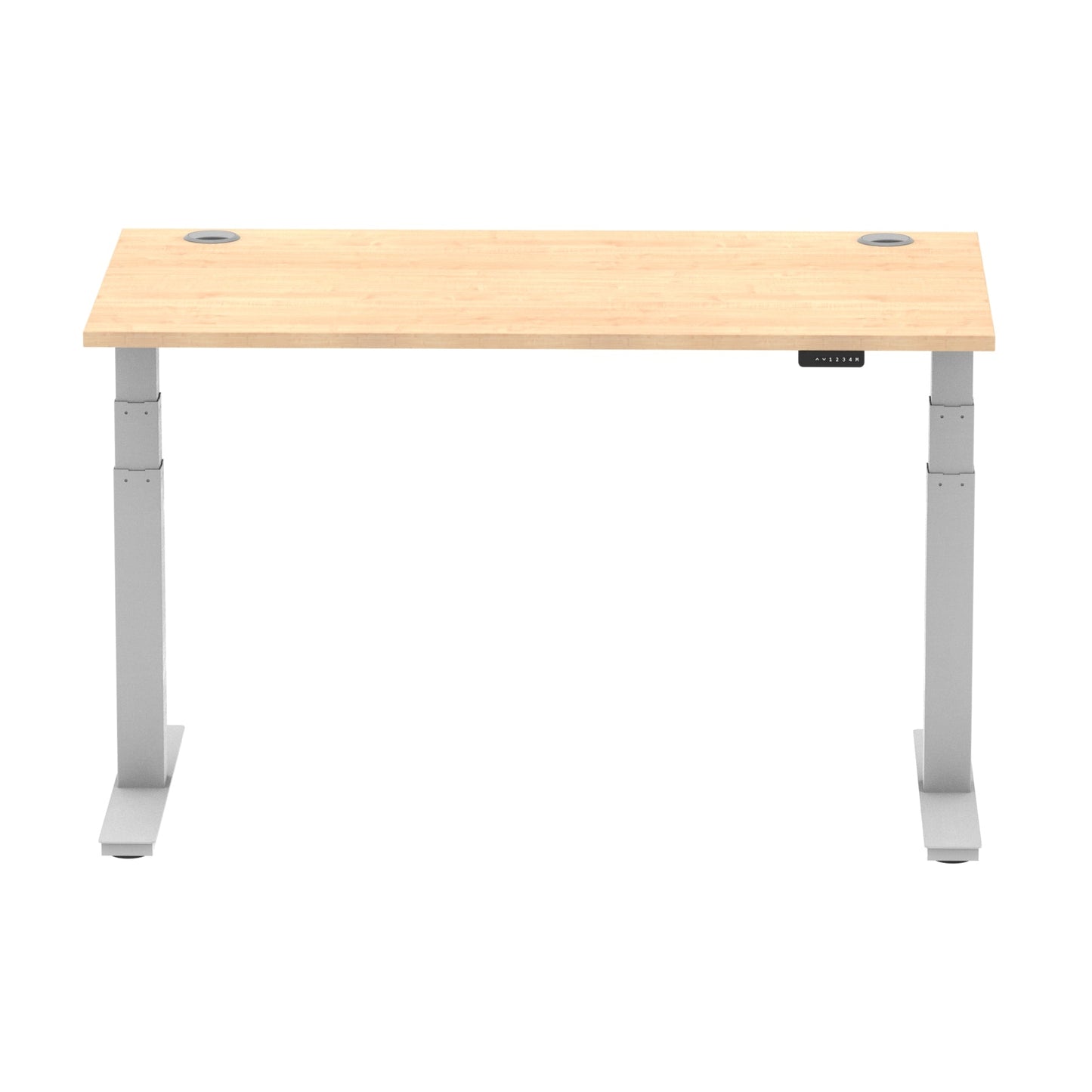 Air Height Adjustable Desk With Cable Ports and Memory Height Settings