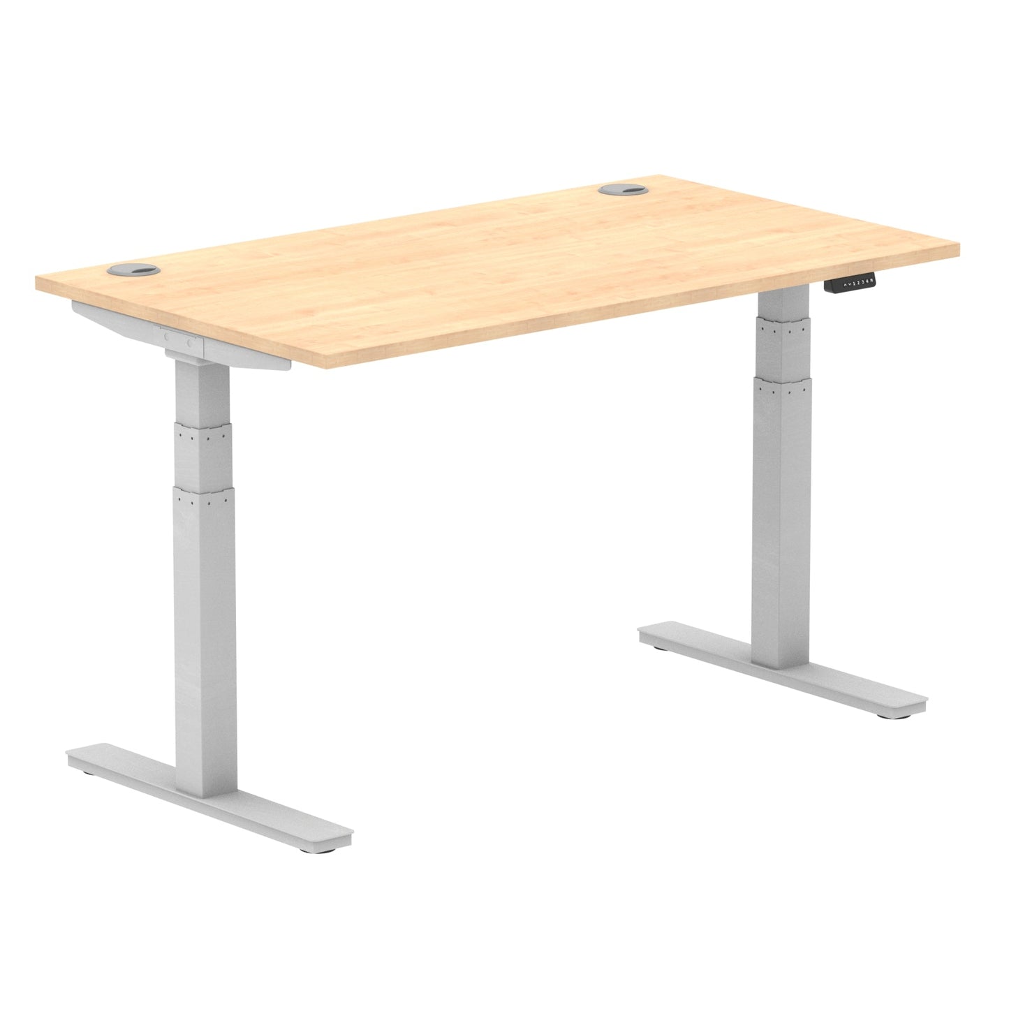 Air Height Adjustable Desk With Cable Ports and Memory Height Settings
