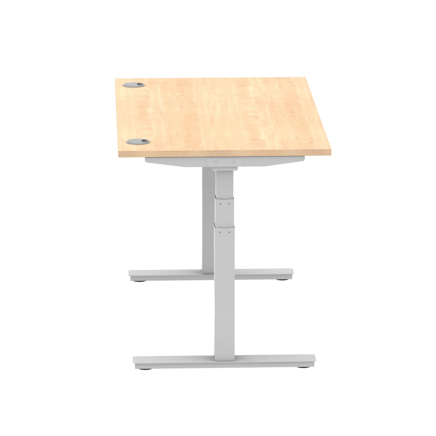 Air Height Adjustable Desk With Cable Ports and Memory Height Settings