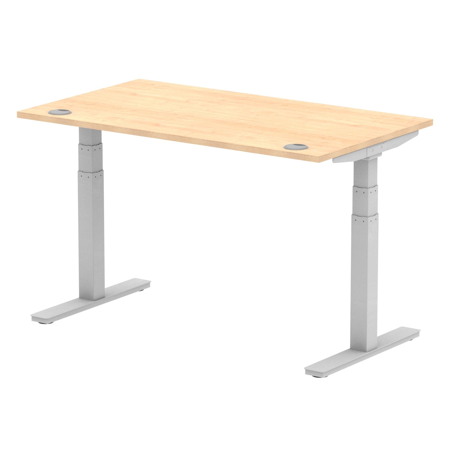 Air Height Adjustable Desk With Cable Ports and Memory Height Settings