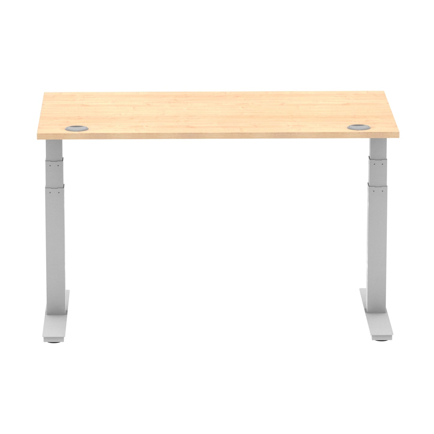 Air Height Adjustable Desk With Cable Ports and Memory Height Settings
