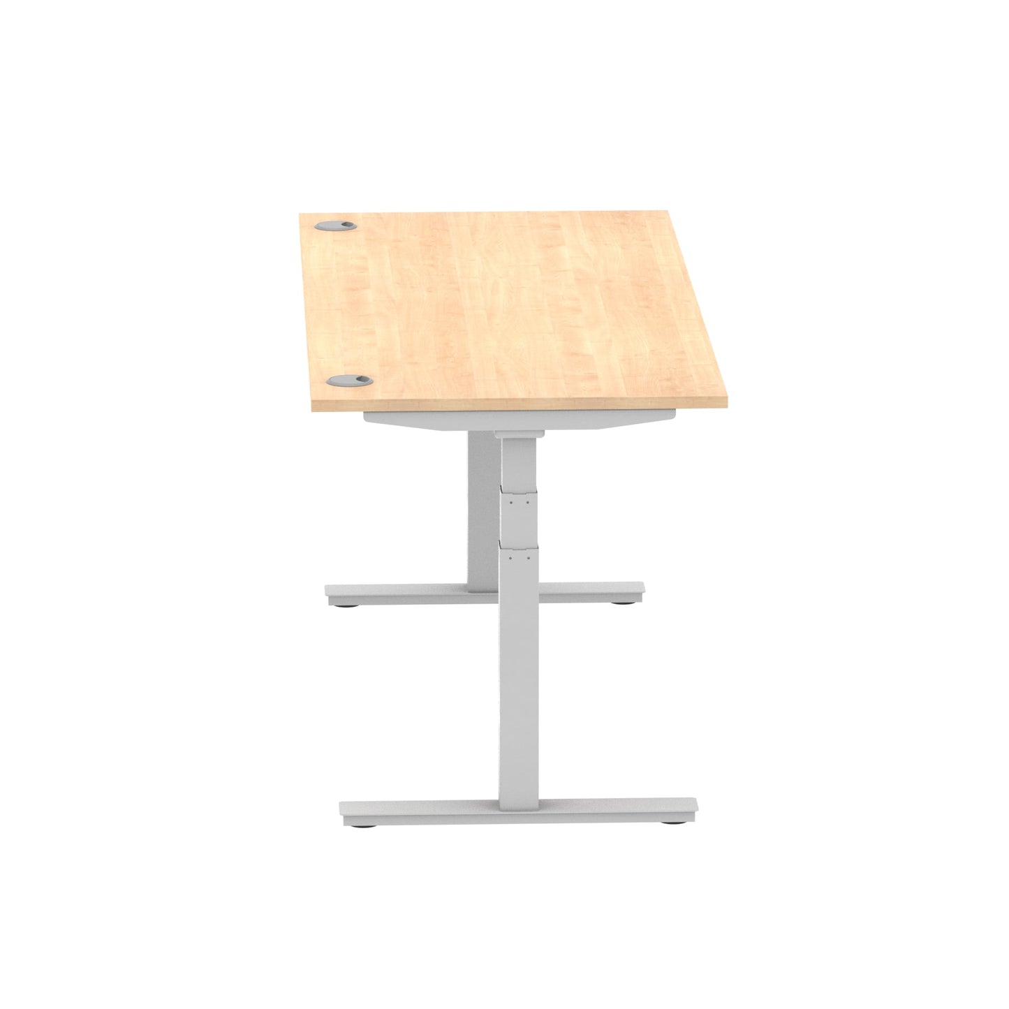Air Height Adjustable Desk With Cable Ports and Memory Height Settings