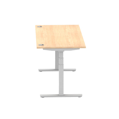 Air Height Adjustable Desk With Cable Ports and Memory Height Settings