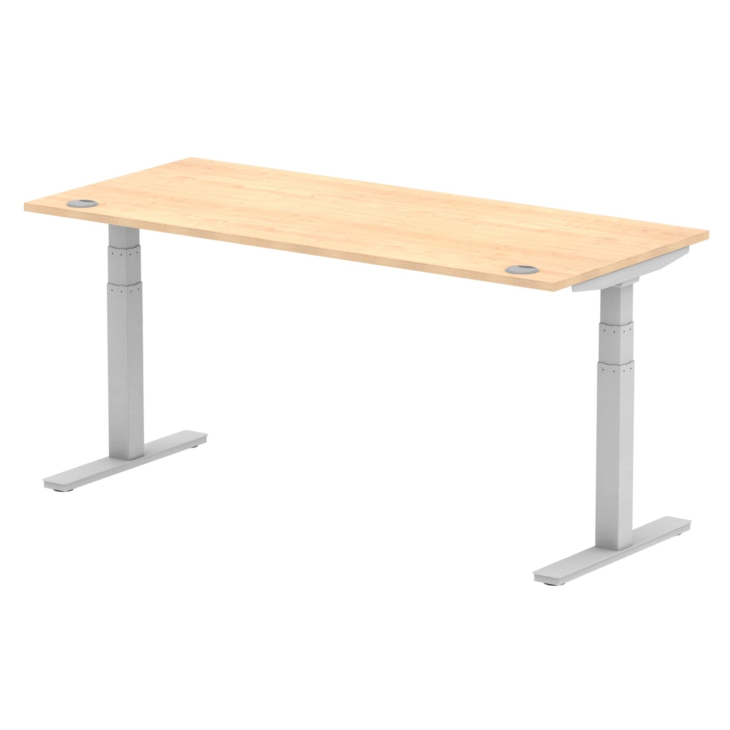 Air Height Adjustable Desk With Cable Ports and Memory Height Settings
