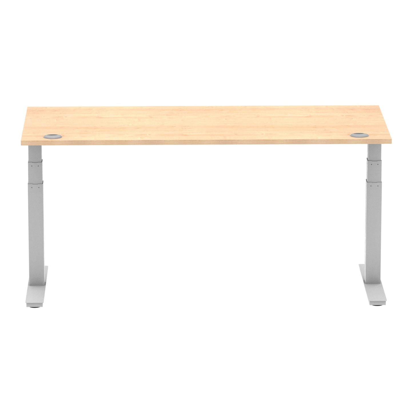 Air Height Adjustable Desk With Cable Ports and Memory Height Settings