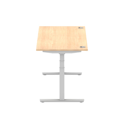 Air Height Adjustable Desk With Cable Ports and Memory Height Settings