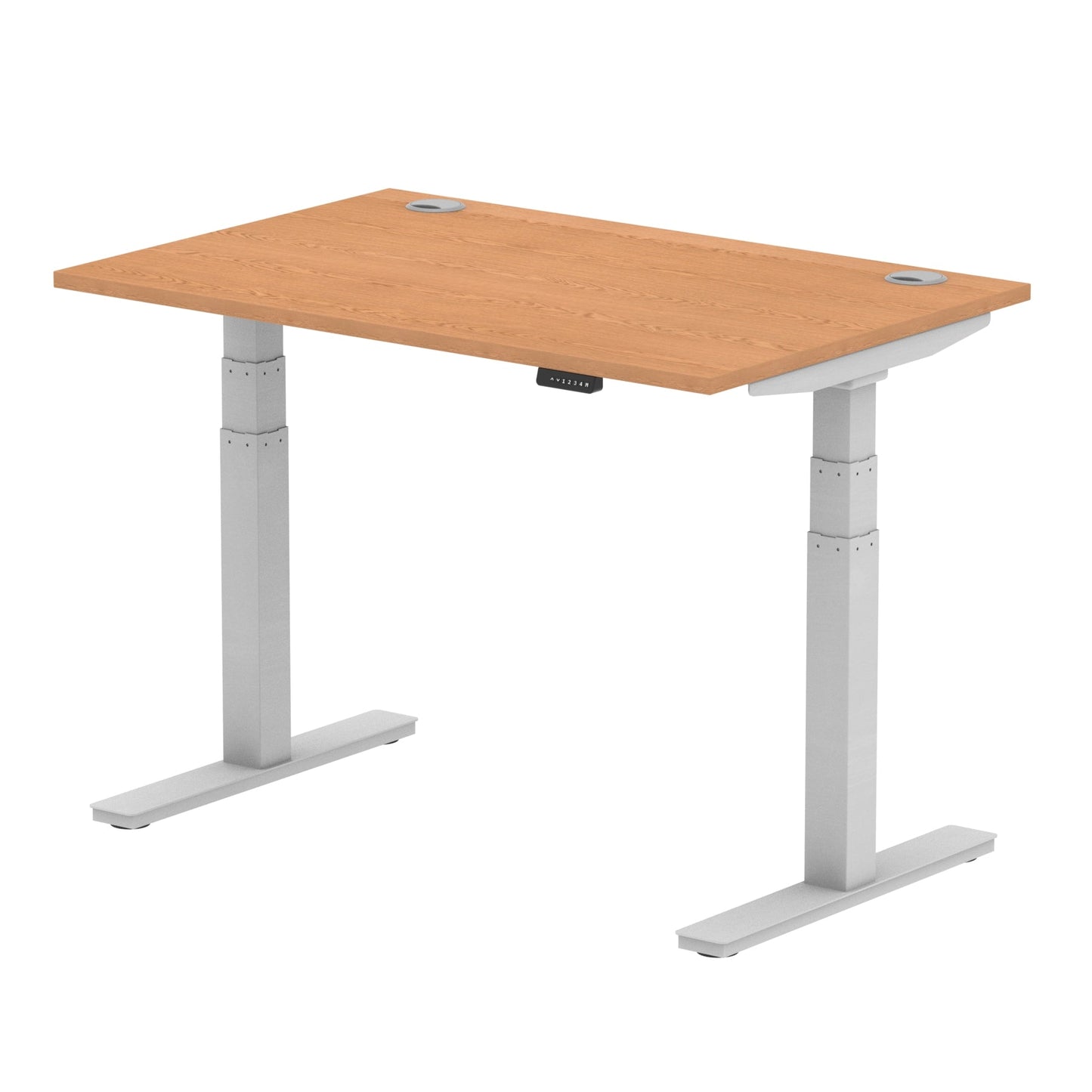 Air Height Adjustable Desk With Cable Ports and Memory Height Settings