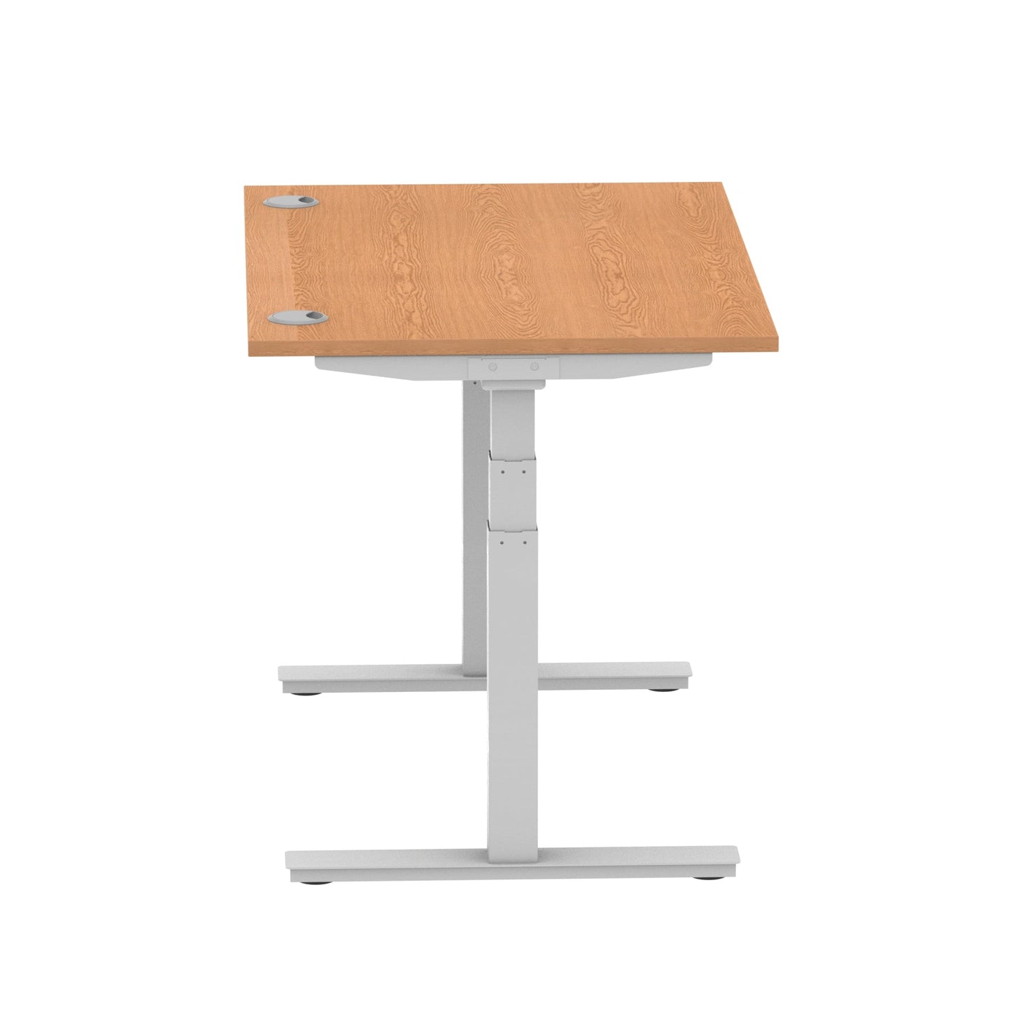 Air Height Adjustable Desk With Cable Ports and Memory Height Settings