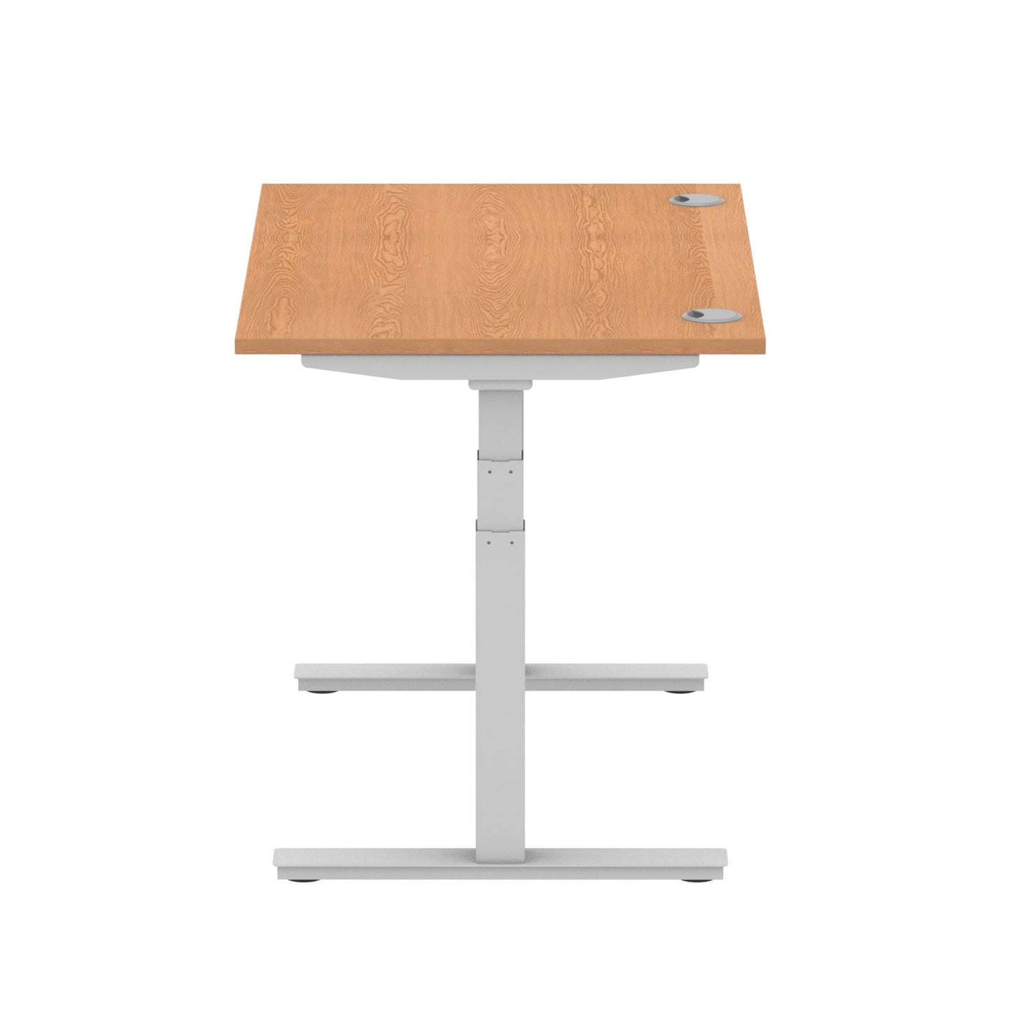 Air Height Adjustable Desk With Cable Ports and Memory Height Settings