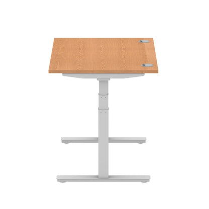 Air Height Adjustable Desk With Cable Ports and Memory Height Settings