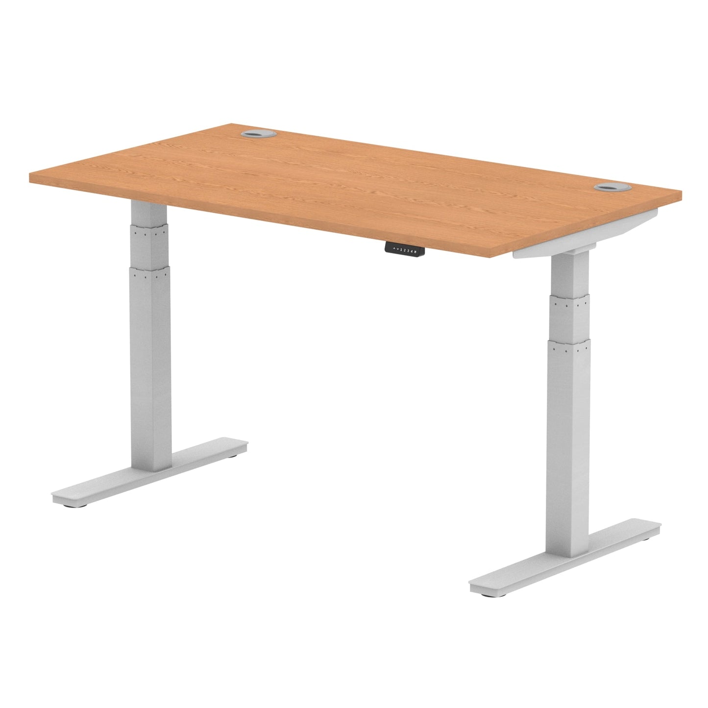 Air Height Adjustable Desk With Cable Ports and Memory Height Settings