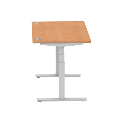 Air Height Adjustable Desk With Cable Ports and Memory Height Settings
