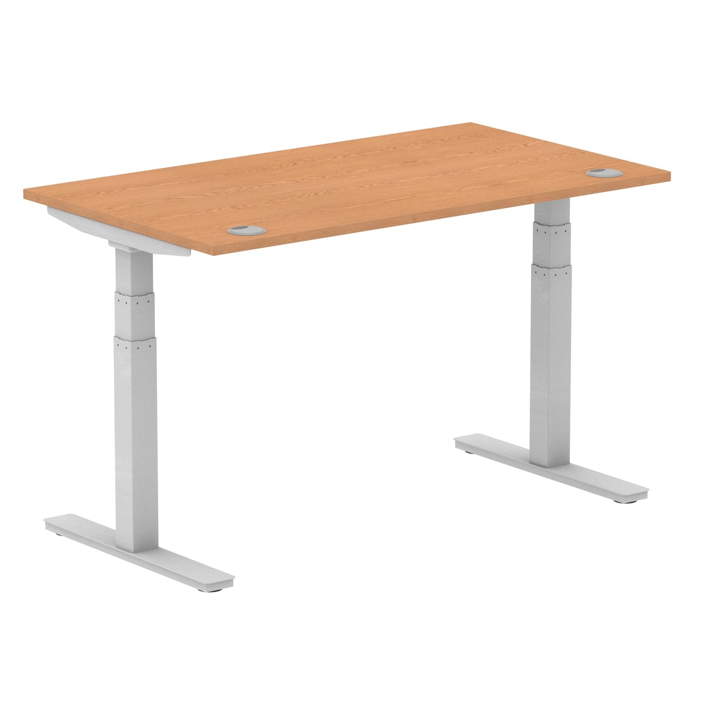 Air Height Adjustable Desk With Cable Ports and Memory Height Settings