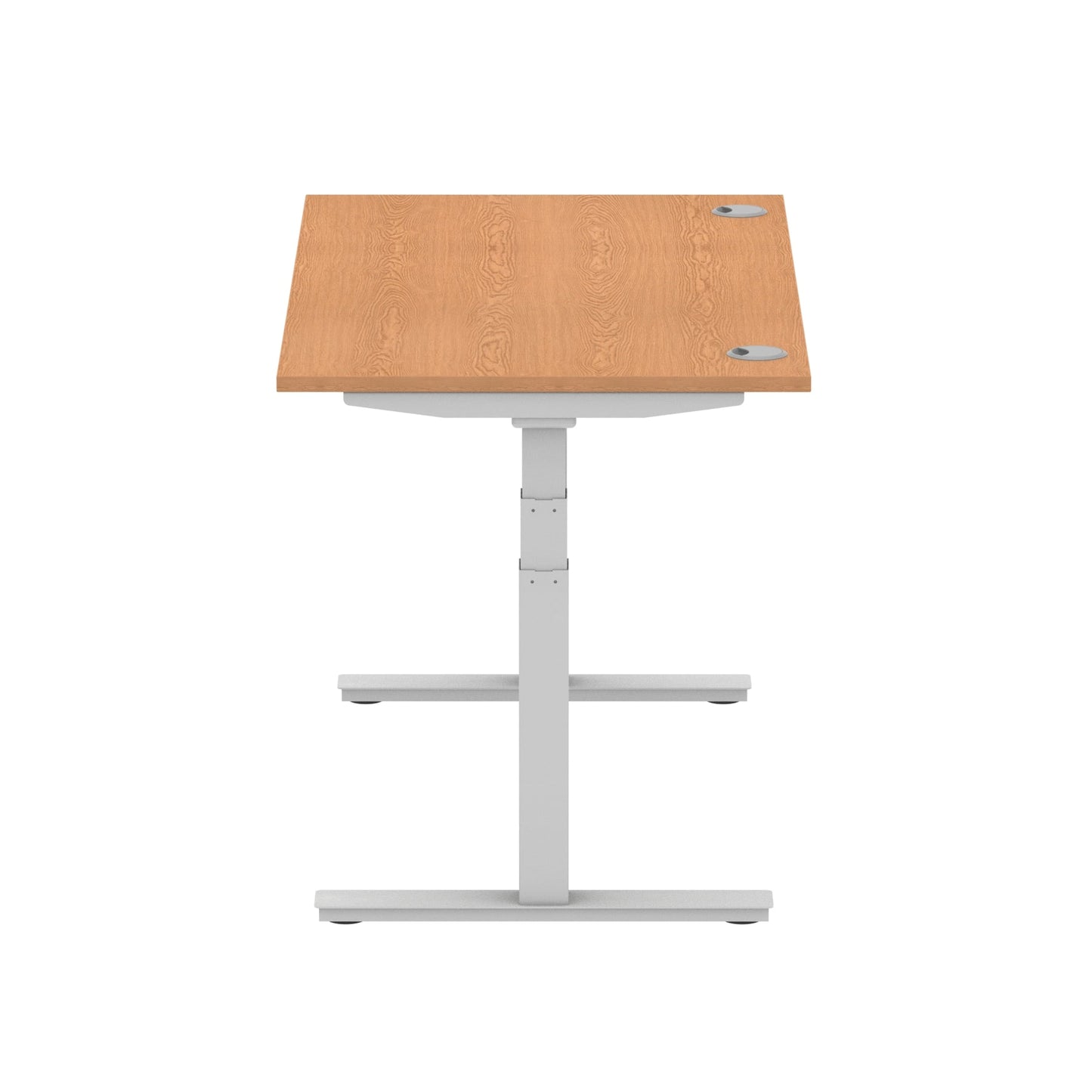 Air Height Adjustable Desk With Cable Ports and Memory Height Settings
