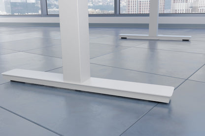 Air Height Adjustable Desk With Cable Ports and Memory Height Settings