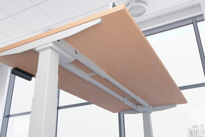 Air Height Adjustable Desk With Cable Ports and Memory Height Settings
