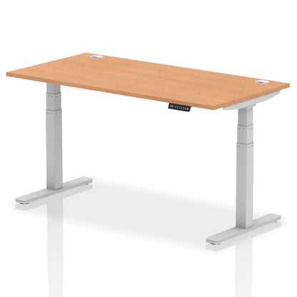 Air Height Adjustable Desk With Cable Ports and Memory Height Settings